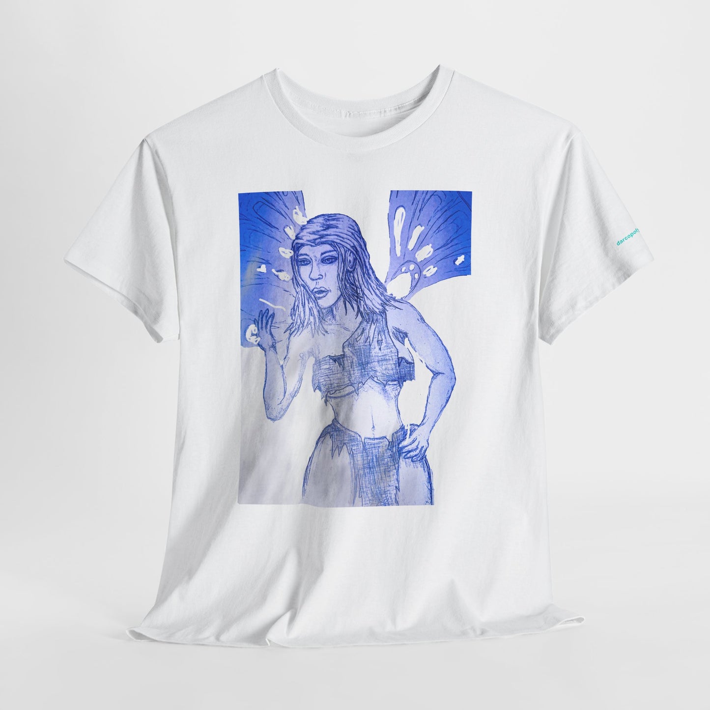 Fairy Warrior Angel Unisex Heavy Cotton Tee