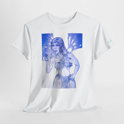 Fairy Warrior Angel Unisex Heavy Cotton Tee