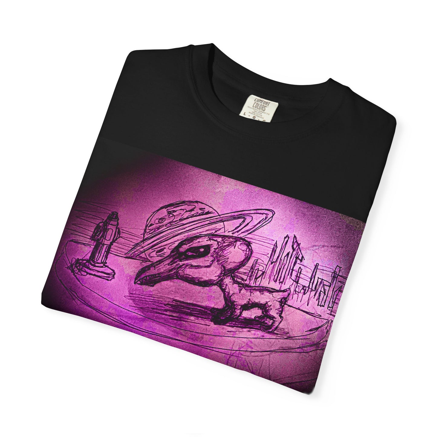 Alien Adventure Unisex T-Shirt - Garment-Dyed Graphic Tee