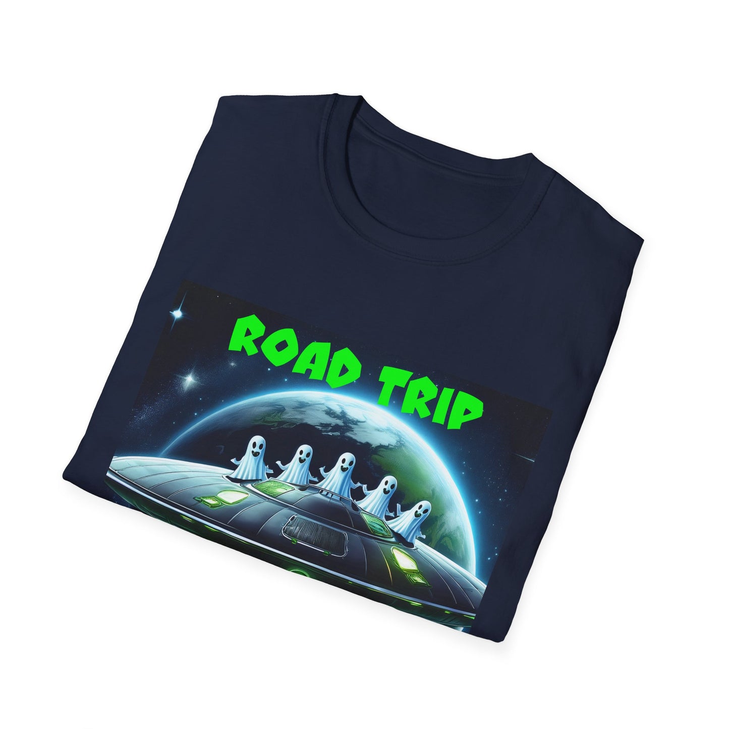 Retro Road Trip Alien T-Shirt | Unisex Graphic Tee, Space Adventure Shirt, Gift for Travelers, Cool Summer Tee, Road Trip Essentials