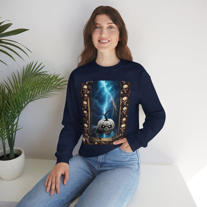 Spooky Pumpkin Sweatshirt - Unisex Heavy Blend™ Crewneck, Halloween Apparel, Cozy Fall Fashion, Casual Sweatshirt, Gifts for Halloween [...]