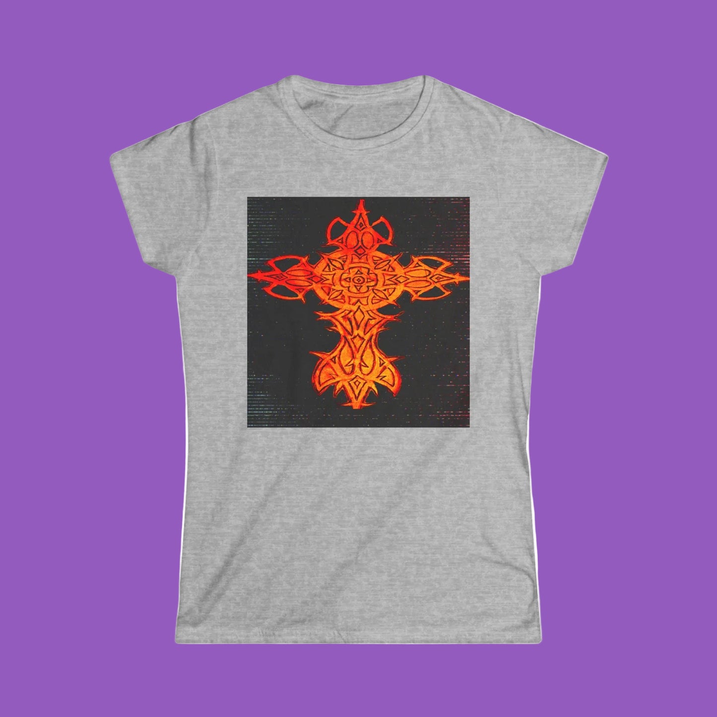 Tee — Fiery Celtic Cross Graphic