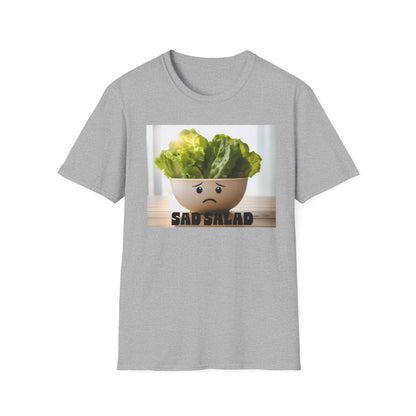 Cute T-Shirt with Sad Salad Face Design