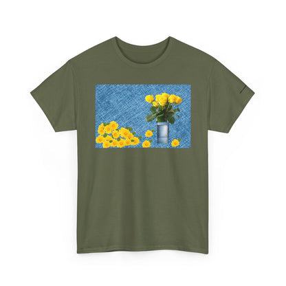 Floral Bouquet Unisex Heavy Cotton Tee