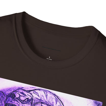 Purple Serpent Graphic Unisex T-Shirt
