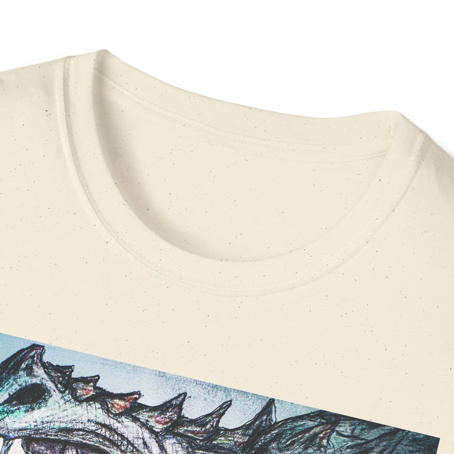 Graphic Dragon Art Unisex T-Shirt, Unique Gift for Ocean Lovers, Summer Vibes, Casual Wear, Perfect for Beach Days, Art Parties