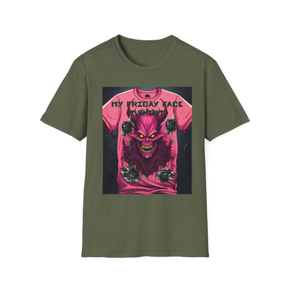 Demon Face Unisex T-Shirt - Friday Face Graphic Tee