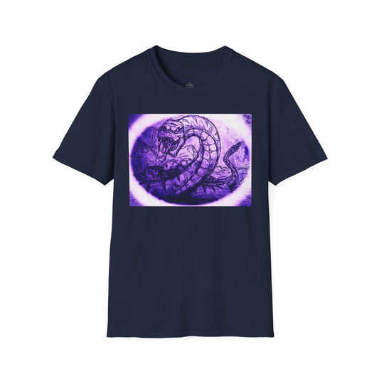 Purple Serpent Graphic Unisex T-Shirt