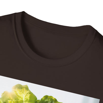 Cute T-Shirt with Sad Salad Face Design