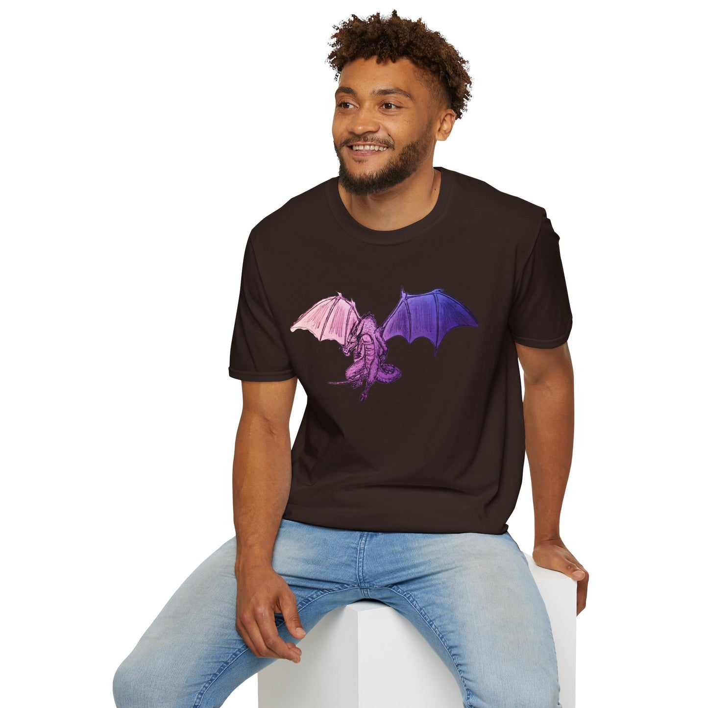 Fantasy Dragon T-Shirt - Unisex Softstyle Tee