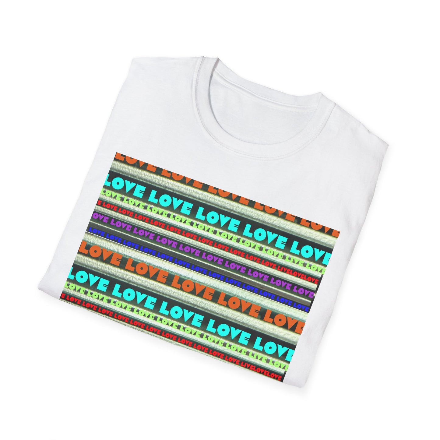 Love-Themed Unisex T-Shirt | Softstyle | Perfect for Pride, Birthdays, Anniversaries, Casual Wear, Gifts