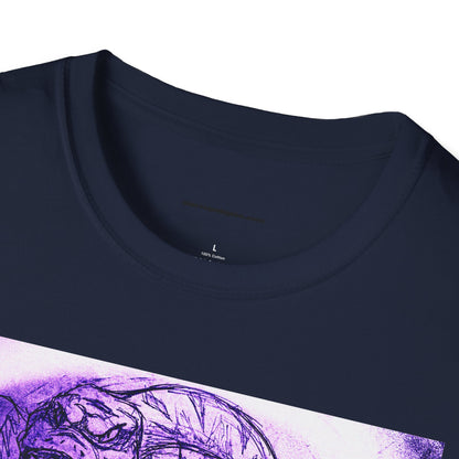 Purple Serpent Graphic Unisex T-Shirt