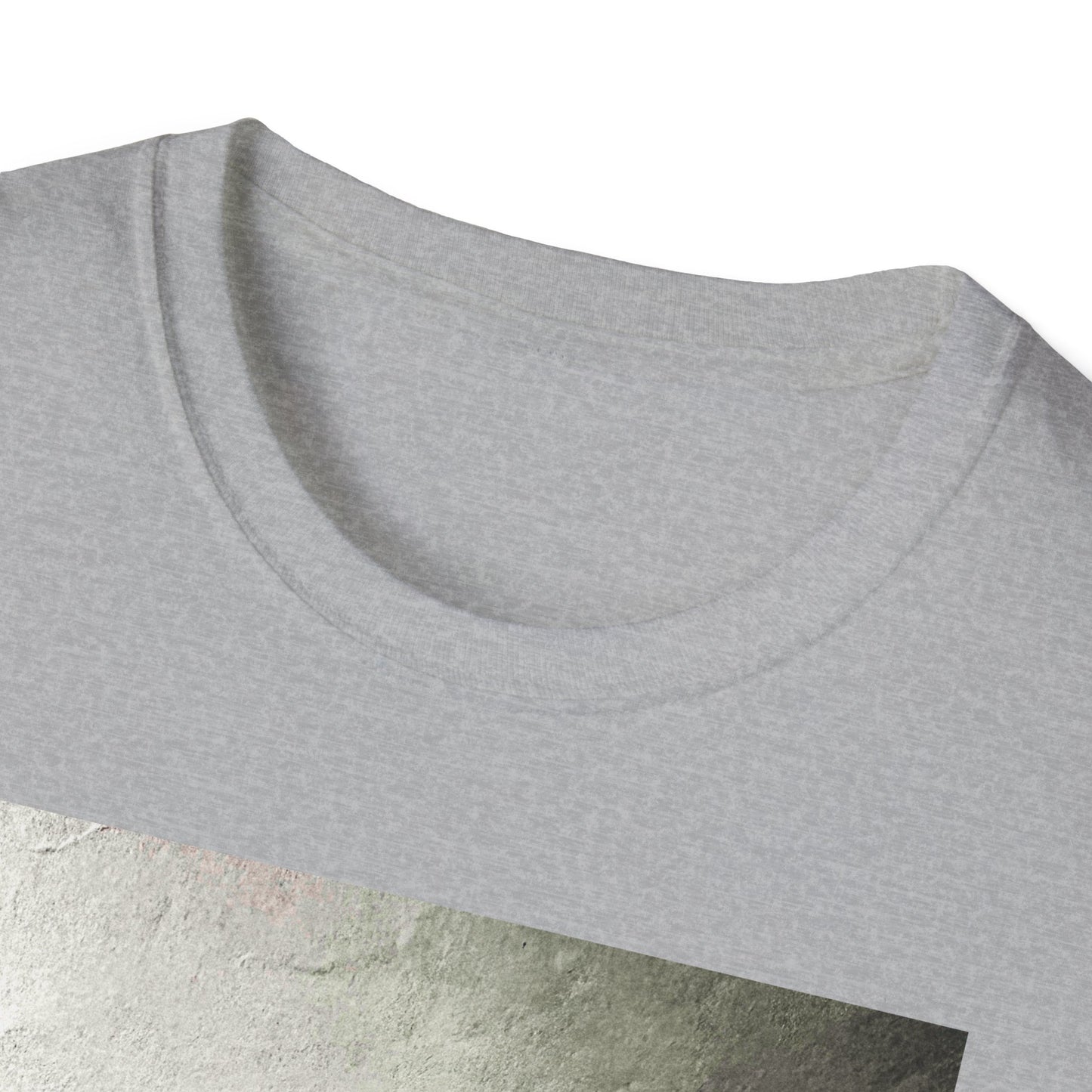 Artistic Grim Reaper Graphic Unisex Softstyle T-Shirt, Cool Gift for Nature Lovers, Casual Wear, Eco-Friendly Fashion, Birthday Gift, Summer Outfit