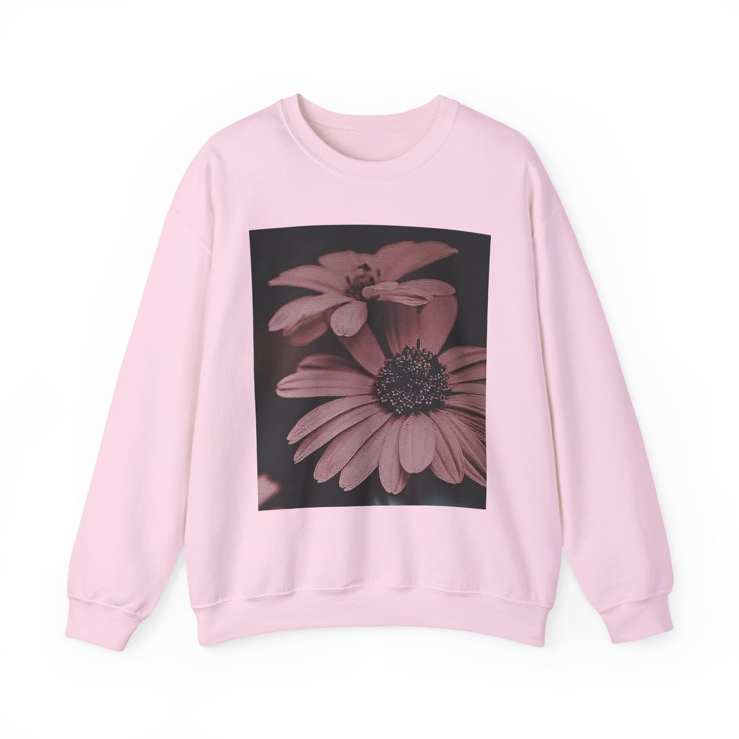 Faded Floral Crewneck Sweatshirt, Cozy Floral Sweatshirt, Gift for Her, Fashion Sweatshirt, Fall Style, Casual Wear