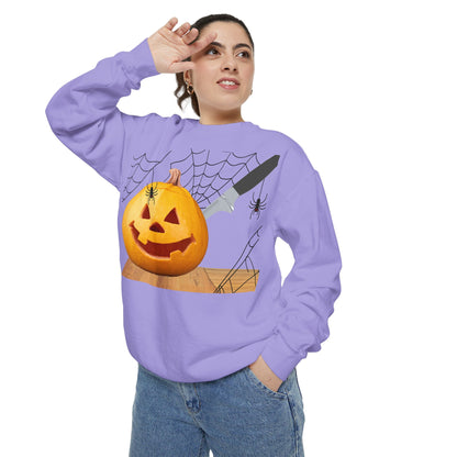 Spooky Pumpkin Sweatshirt, Halloween Apparel, Fall Fashion, Cozy Unisex Crewneck, Pumpkin Decor, Family Friendly Halloween