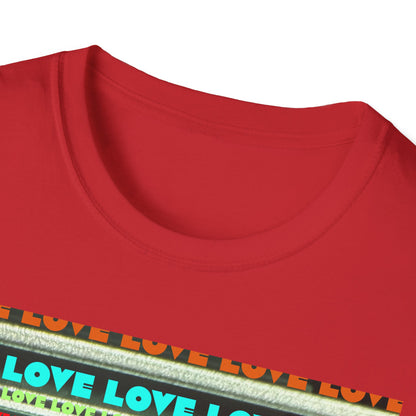 Love-Themed Unisex T-Shirt | Softstyle | Perfect for Pride, Birthdays, Anniversaries, Casual Wear, Gifts