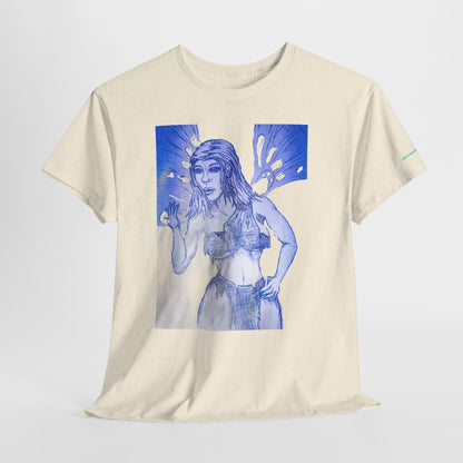 Fairy Warrior Angel Unisex Heavy Cotton Tee