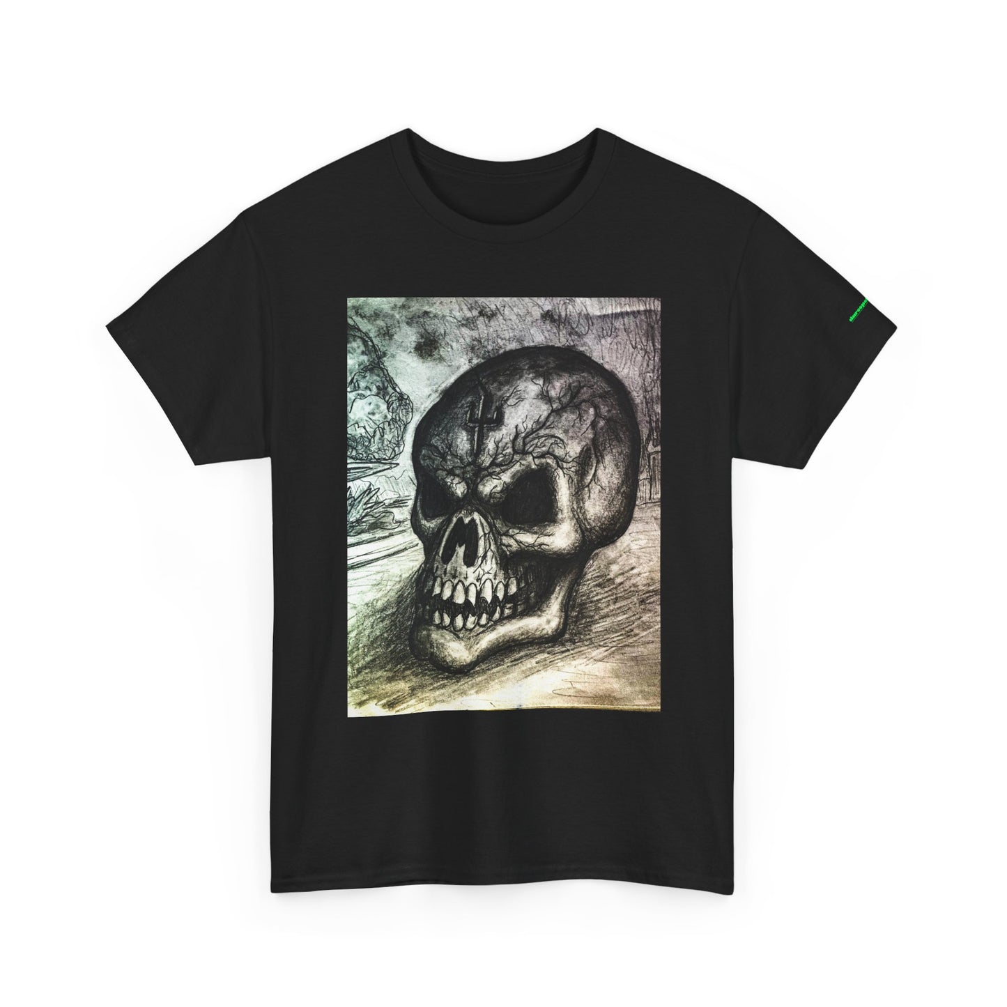 Skull Graphic Unisex Heavy Cotton Tee