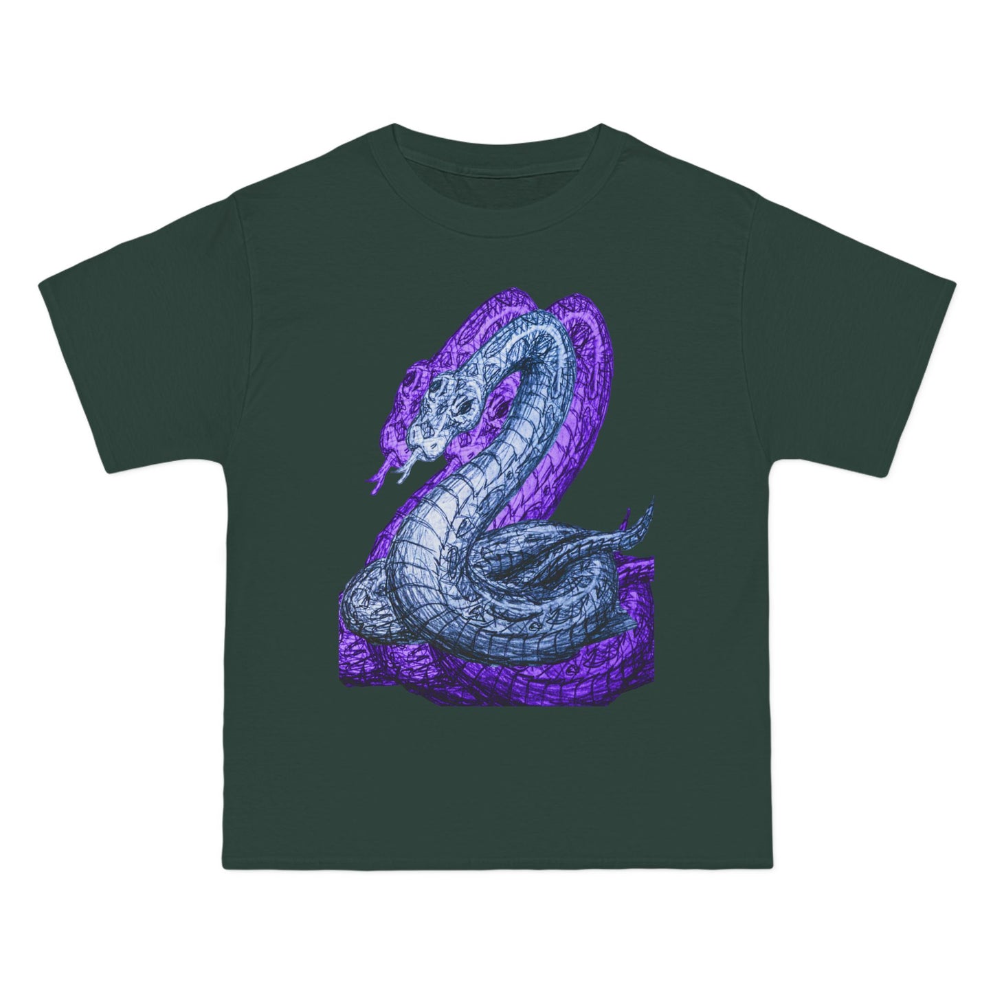 Mystical Cobra Graphic Tee - Short-Sleeve Beefy-T® Shirt
