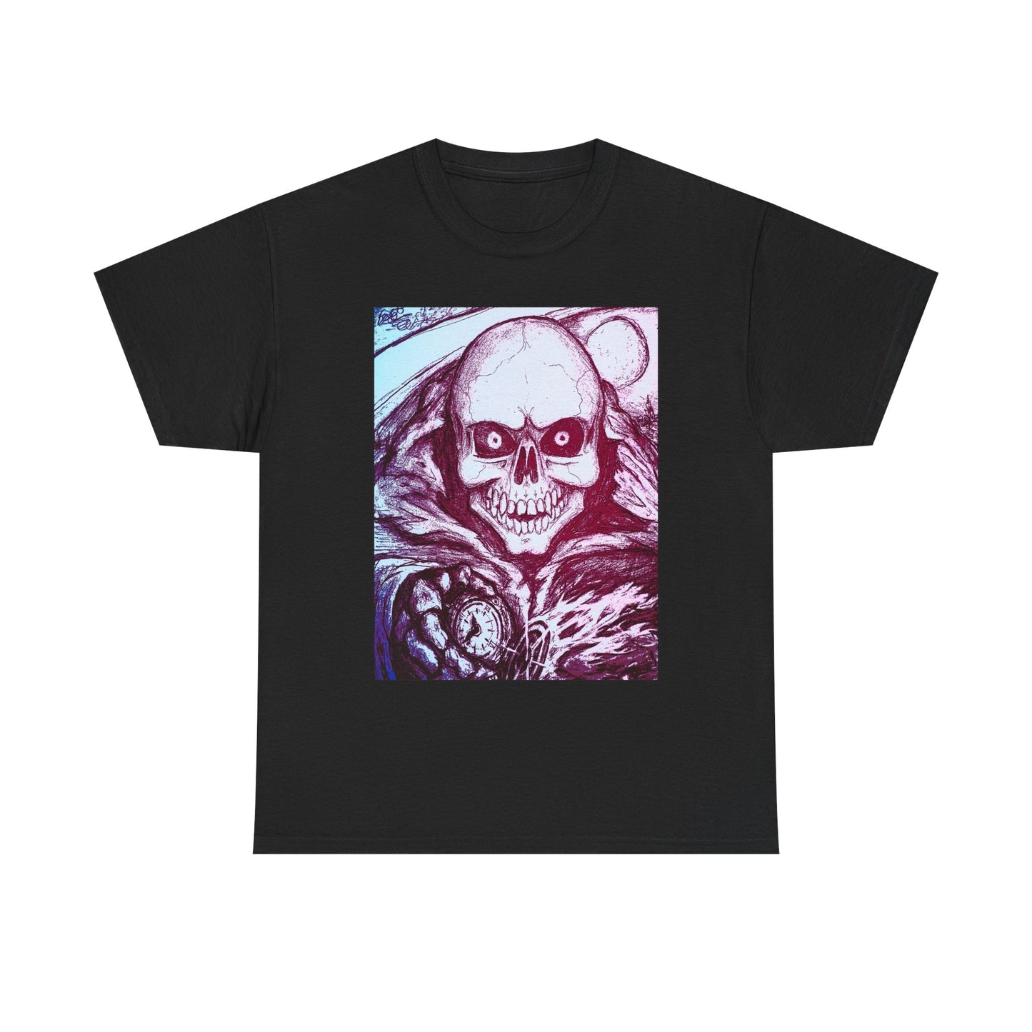 Grim Reaper Graphic Unisex Heavy Cotton Tee