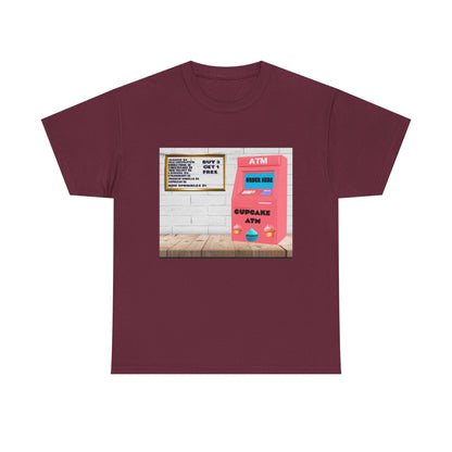Cupcake ATM Tee Shirt 
Unisex Cotton