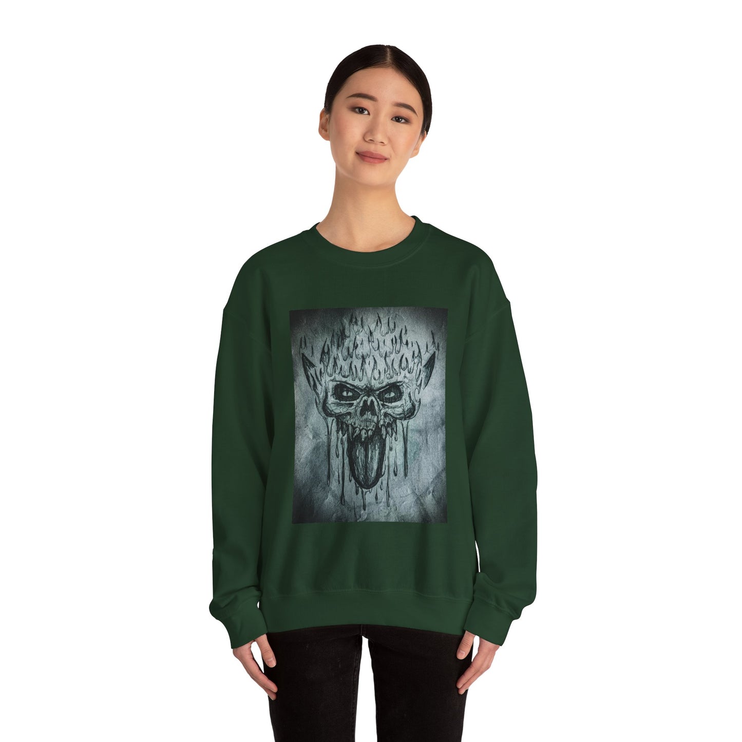 Skull Crewneck Sweatshirt