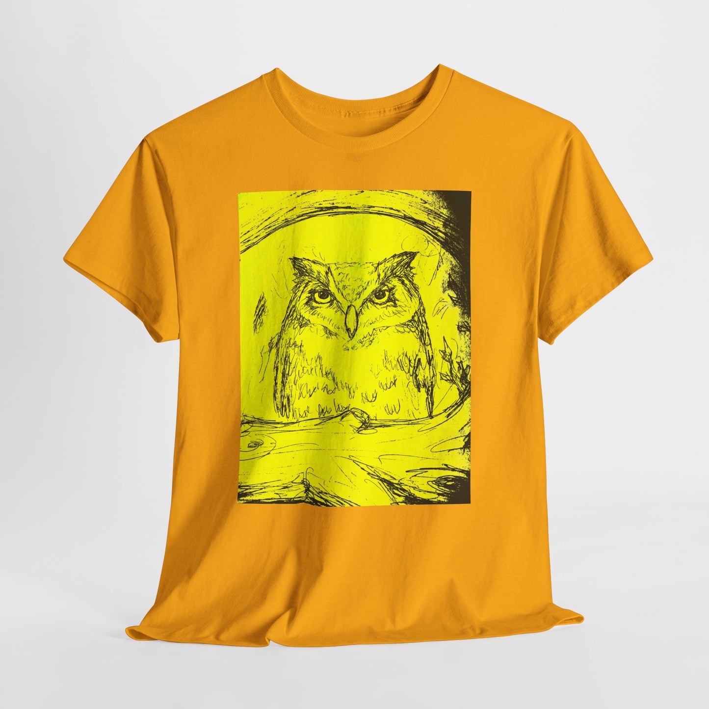 Fantasy Owl unisex  Heavy Cotton Tee