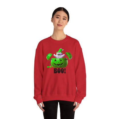 Halloween BOO Crewneck Sweatshirt, Unisex Boo Sweater for Fall Celebrations, Ghosts and Pumpkins Sweatshirt, Spooky Season Apparel, [...]