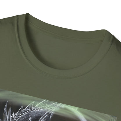 Dragon Skull T-Shirt — Gothic Fantasy Dragon Art Tee