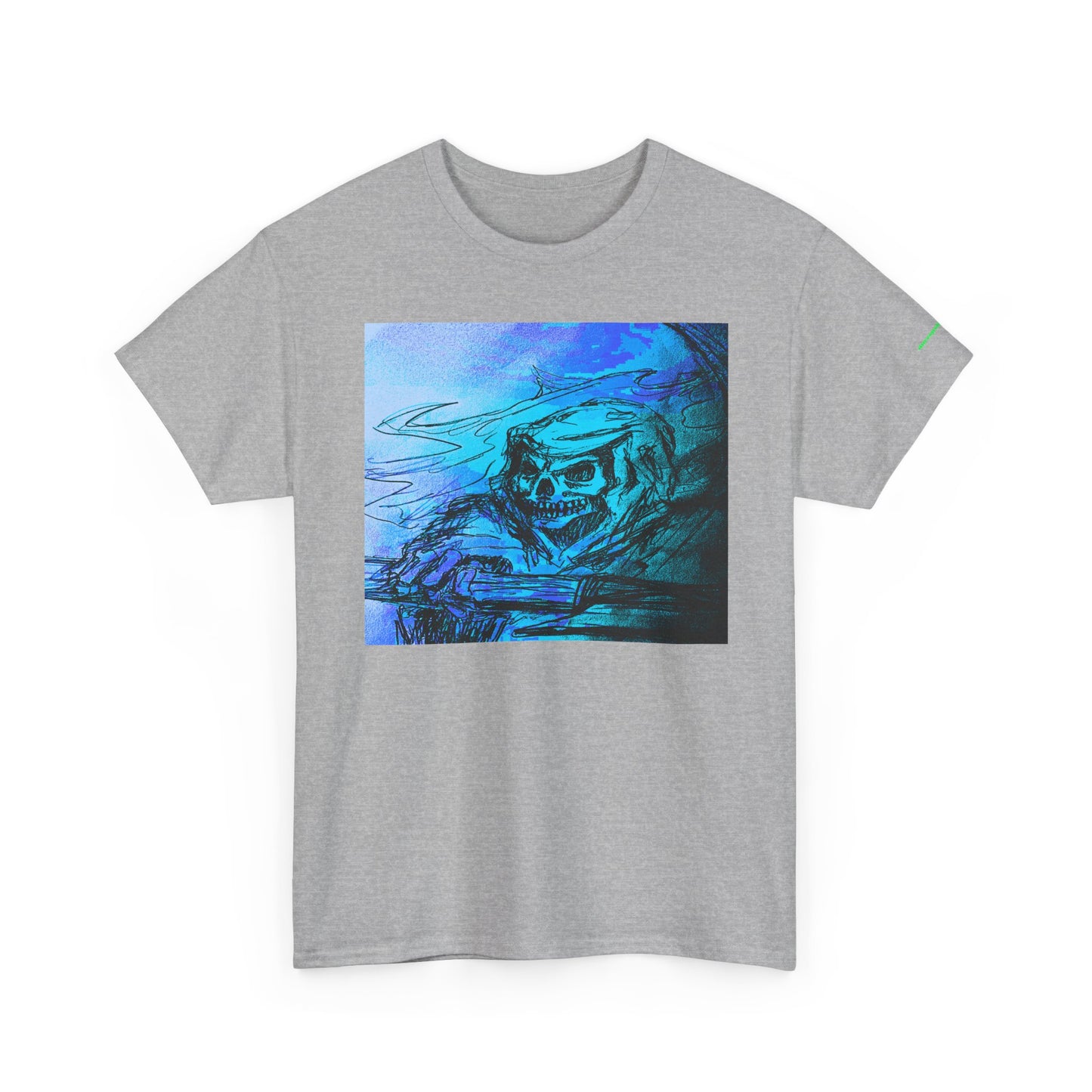 Misty Grim Reeper Art Unisex Heavy Cotton Tee - Unique Graphic T-Shirt for Bold Style