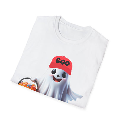 Fun Halloween Ghost T-Shirt, Boo Ghost Tee, Unisex Halloween Shirt, Cute Ghost Costume Top, Spooky Season Apparel