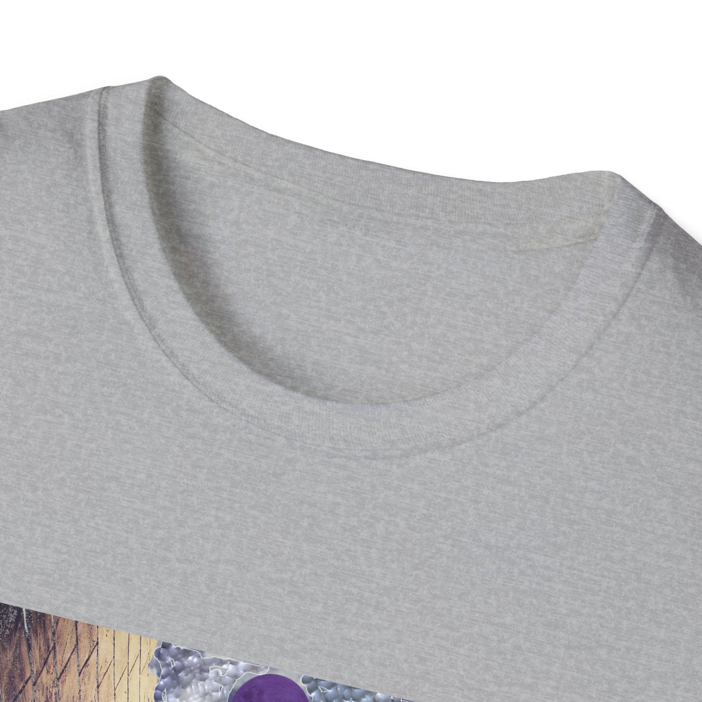 Mystical Stairway Bats Unisex T-Shirt - Softstyle Tee for Dreamers, Perfect for Gifting, Spiritual Occasions, Casual Wear, Art Lovers, [...]