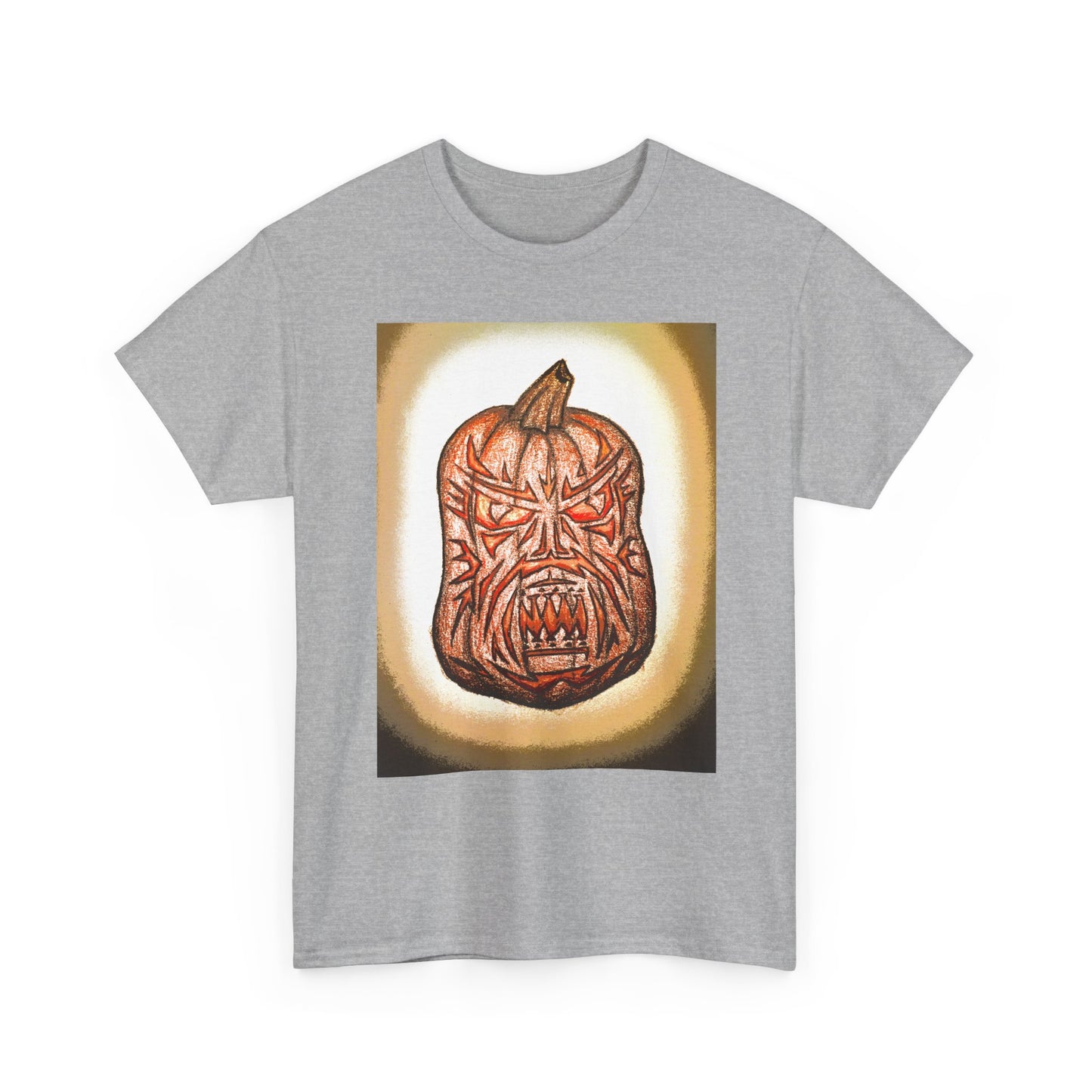 The Goth Pumpkin Unisex Heavy Cotton Tee