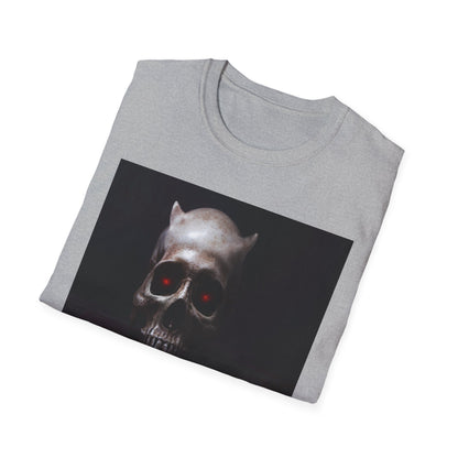 Spooky Demon Boo T-Shirt | Halloween Costume Tee | Unisex Softstyle Tee | Boo! Graphic Shirt | Casual Wear | Comfortable Halloween Apparel