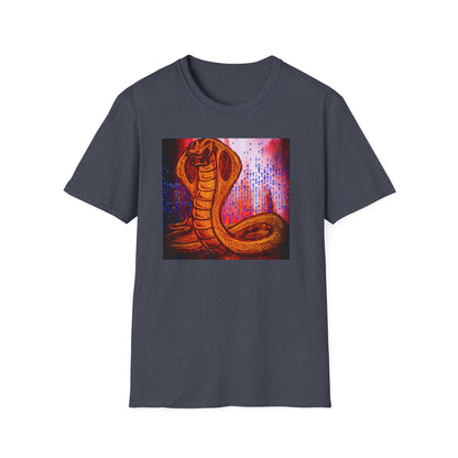 Cobra Serpent Graphic T-Shirt — Vibrant Retro Snake Art Tee