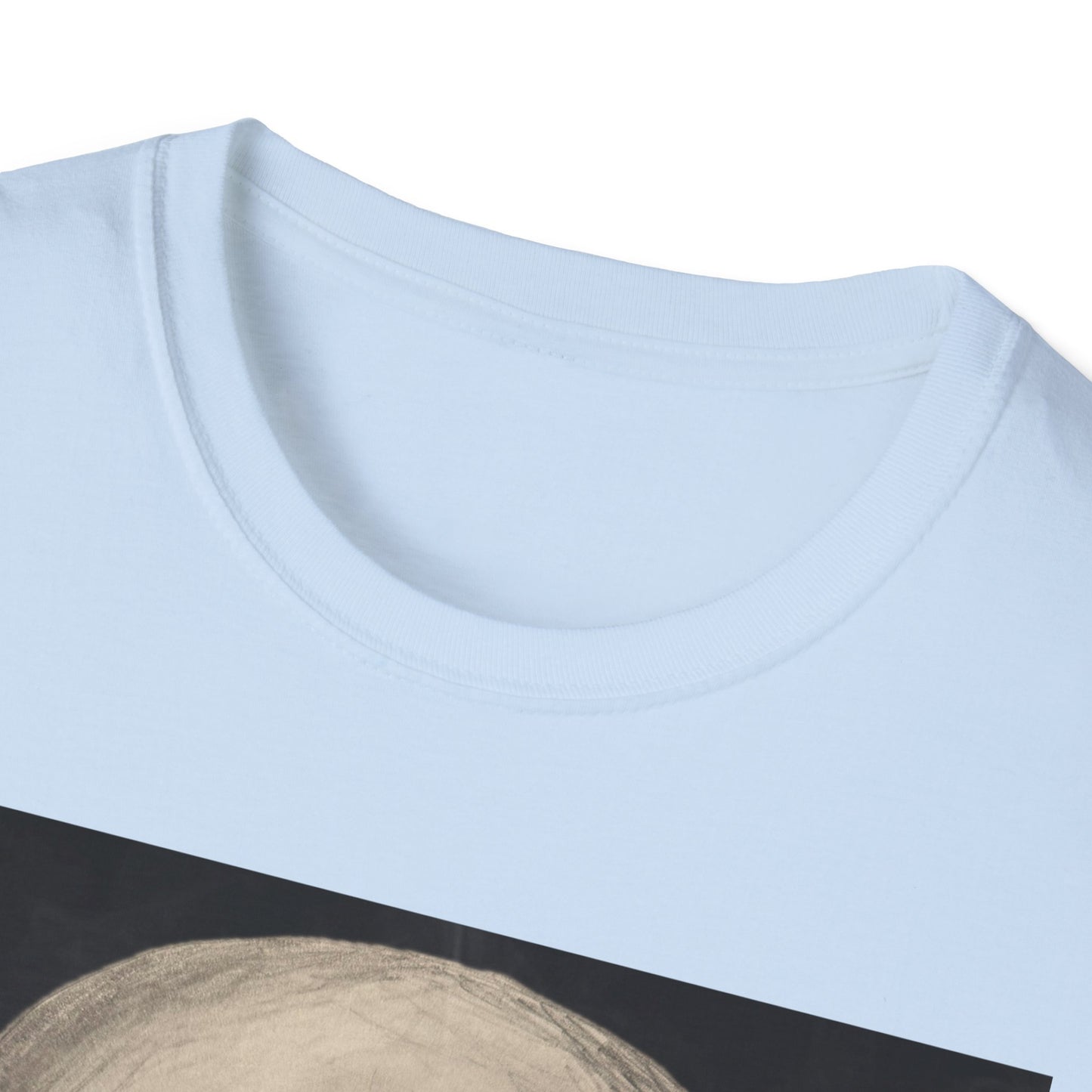 Skull Art Unisex Softstyle T-Shirt - Edgy Graphic Tee for Halloween, Festival Wear, Music Lovers, Gift Idea, Casual Style