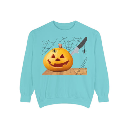 Spooky Pumpkin Sweatshirt, Halloween Apparel, Fall Fashion, Cozy Unisex Crewneck, Pumpkin Decor, Family Friendly Halloween