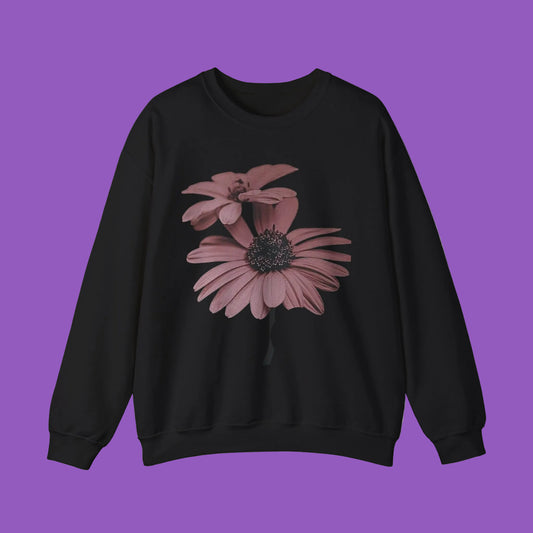 Faded Floral Crewneck Sweatshirt