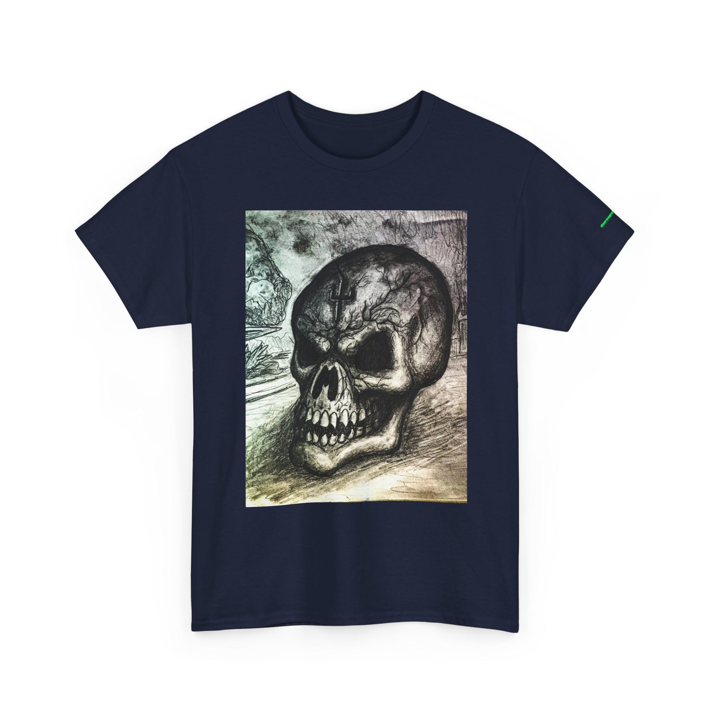 Skull Graphic Unisex Heavy Cotton Tee