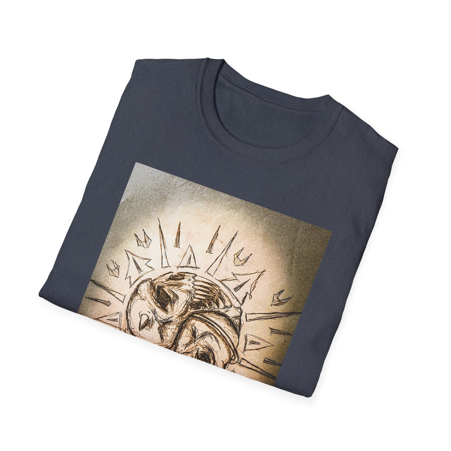 Vintage-Inspired Mutant Unisex Softstyle T-Shirt, Bohemian Tee, Unique Graphic Shirt, Casual Wear, Gift for Friends, Festival Attire