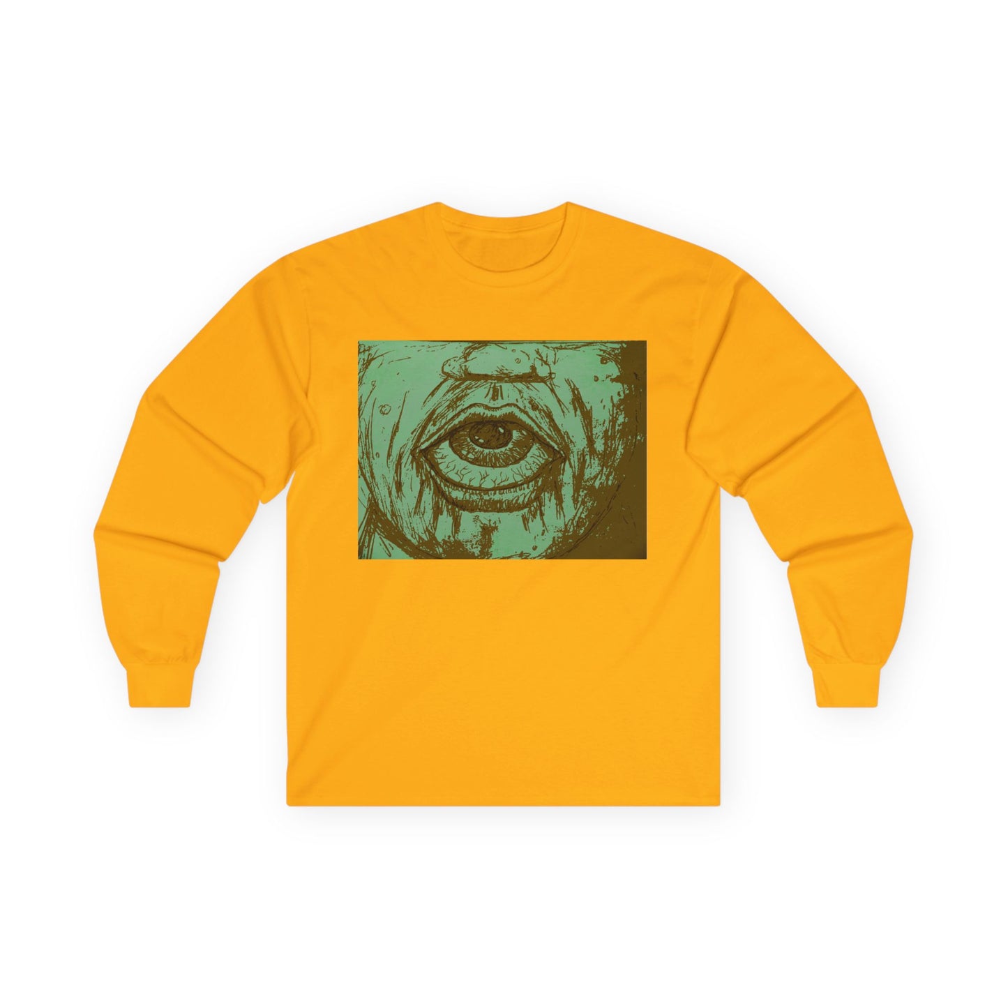 Abstract Altered  Eye Long Sleeve Tee