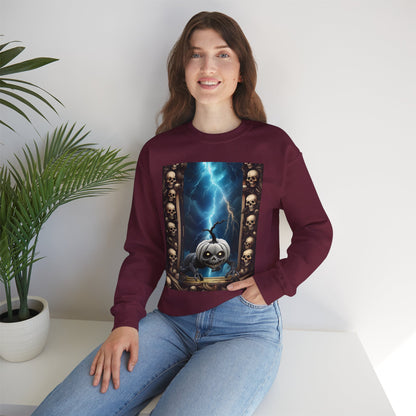 Spooky Pumpkin Sweatshirt - Unisex Heavy Blend™ Crewneck, Halloween Apparel, Cozy Fall Fashion, Casual Sweatshirt, Gifts for Halloween [...]