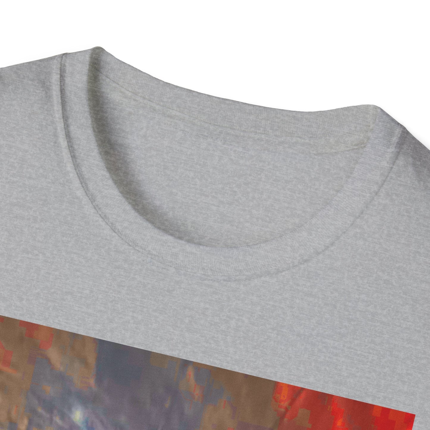 Vibrant Adventure motorcycle T-Shirt | Unisex Softstyle Tee, Casual Streetwear, Trendy Graphic Top, Unique Gift for Travelers, Colorful Artwork Shirt