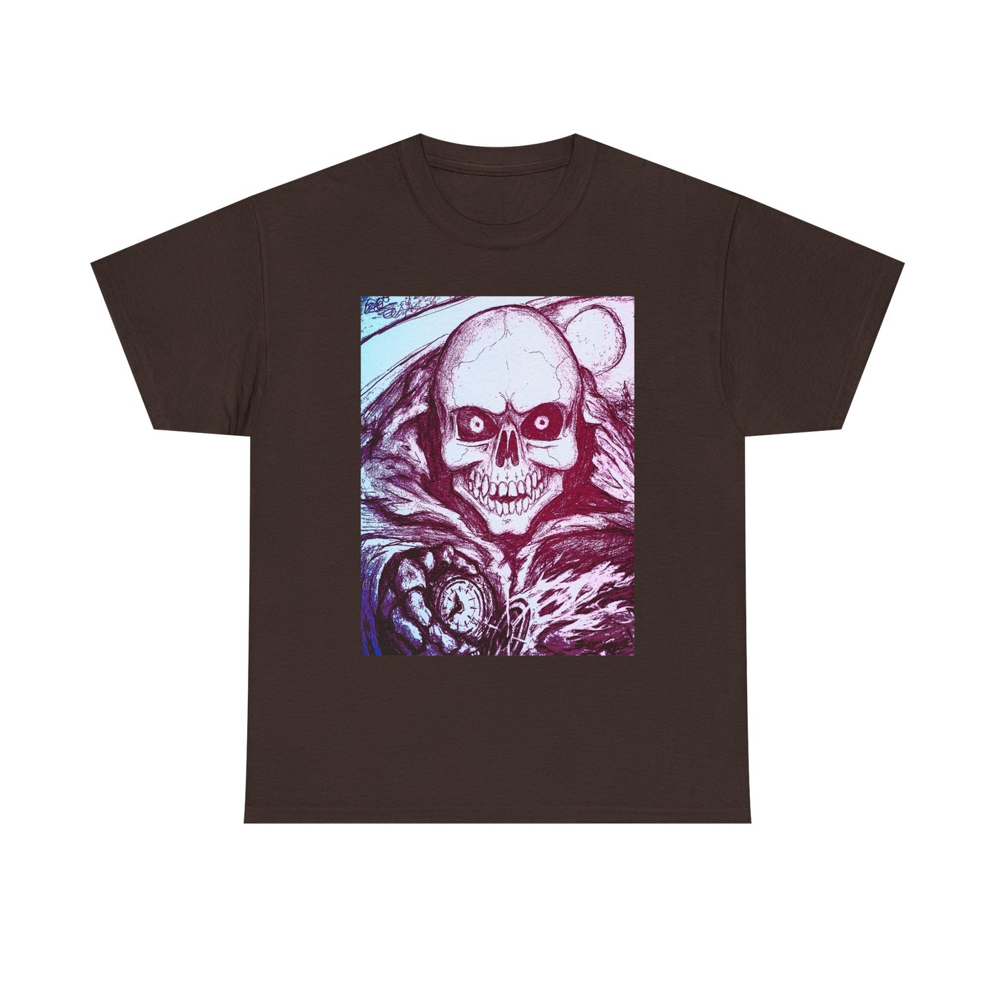 Grim Reaper Graphic Unisex Heavy Cotton Tee
