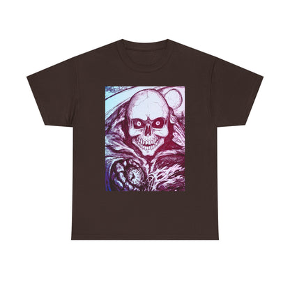 Grim Reaper Graphic Unisex Heavy Cotton Tee