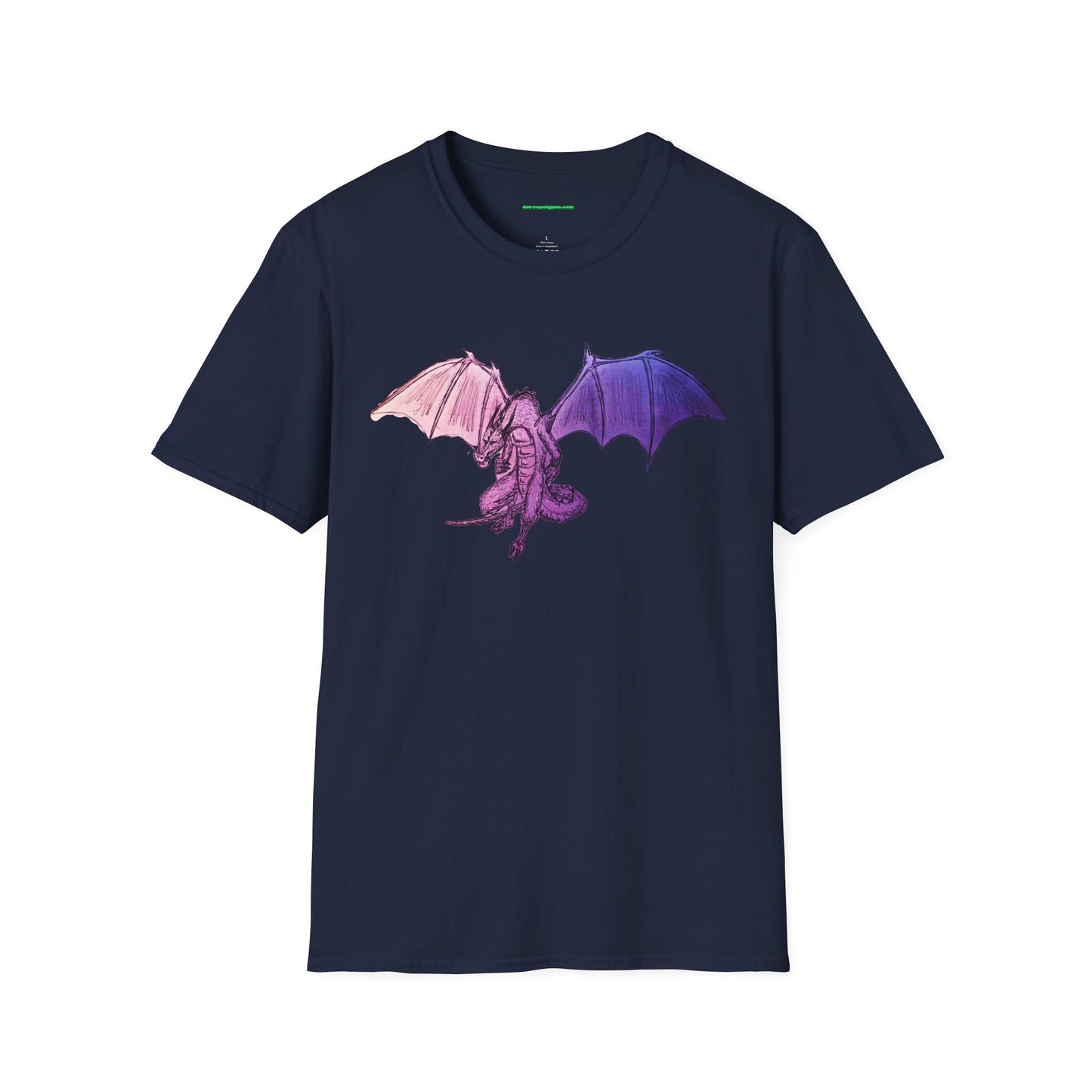 Fantasy Dragon T-Shirt - Unisex Softstyle Tee