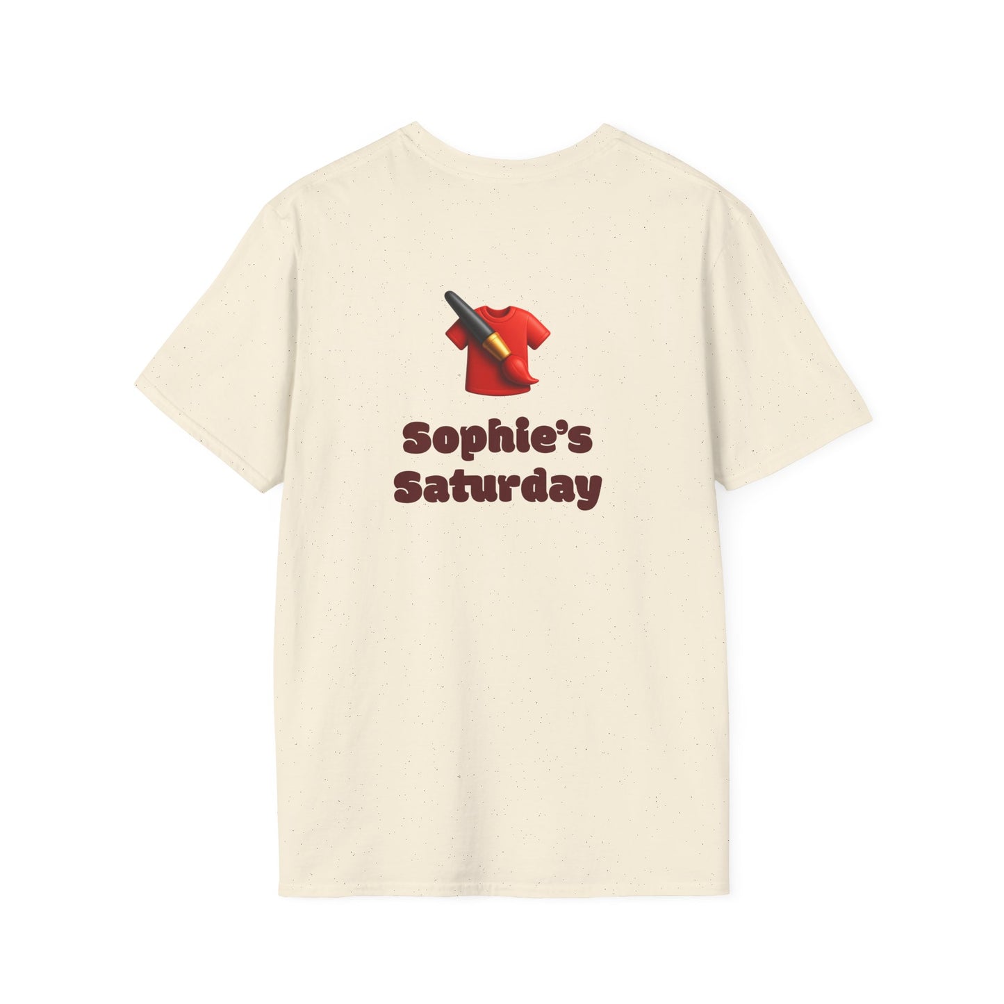 Sophie’s Saturday Floral Abstract T-Shirt — Red Rose Graphic Tee