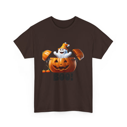Halloween Jack-in-the-Box, unisex cotton tee