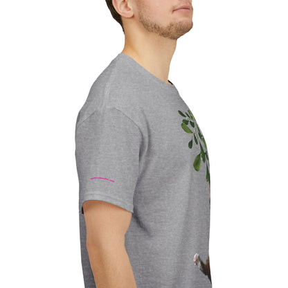 Christmas Cat & Mistletoe Tee — "Mistletoe Mischief" Holiday T-Shirt