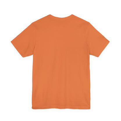 Halloween Distorted Pumpkin Graphic Tee, Unisex T-Shirt for Autumn, Spooky Season Top, Halloween Costume Idea, Men's & Women's Casual Wear
